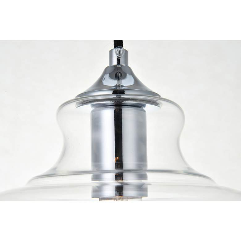 Image 7 Destry 1 Lt Chrome Pendant With Clear Glass more views