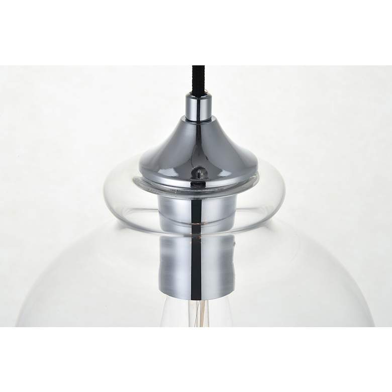 Image 5 Destry 1 Lt Chrome Pendant With Clear Glass more views