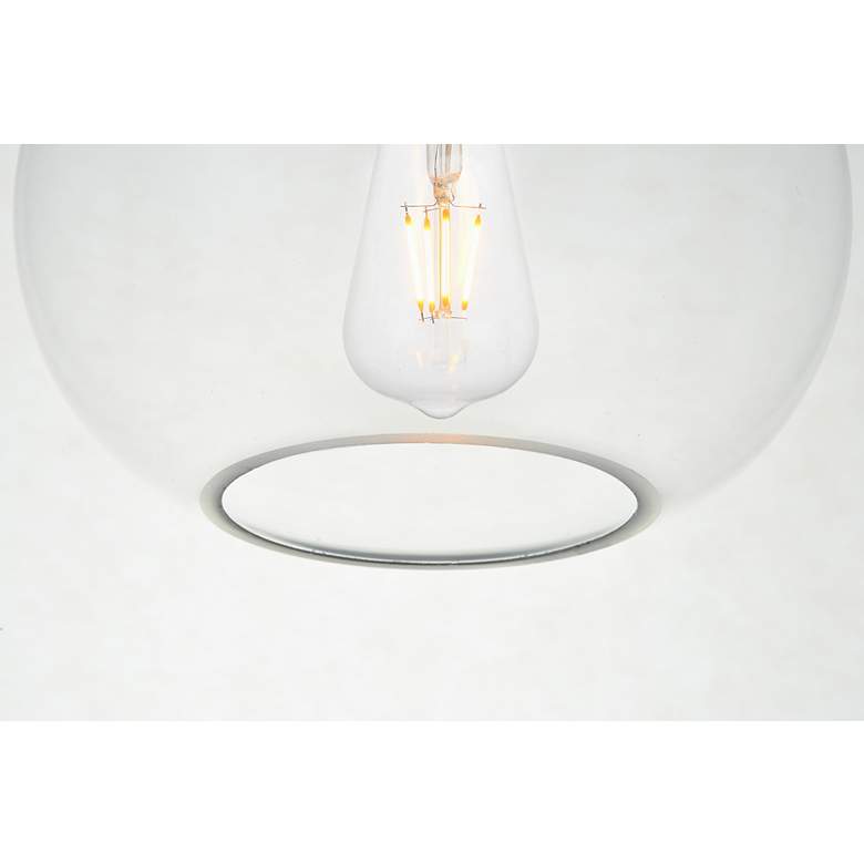 Image 6 Destry 1 Lt Chrome Pendant With Clear Glass more views