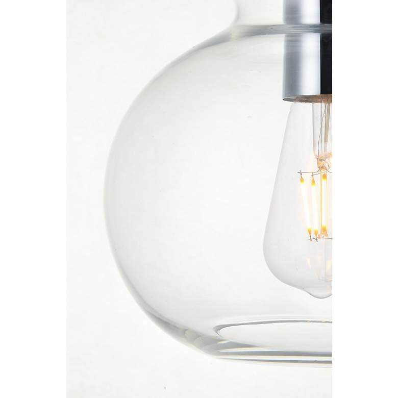 Image 7 Destry 1 Lt Chrome Pendant With Clear Glass more views