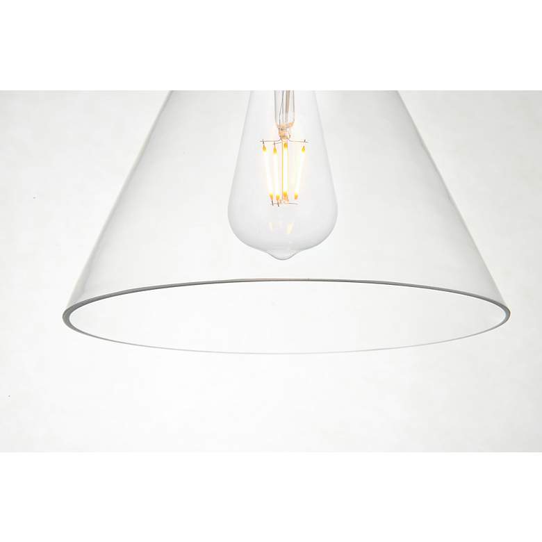 Image 5 Destry 1 Lt Chrome Pendant With Clear Glass more views