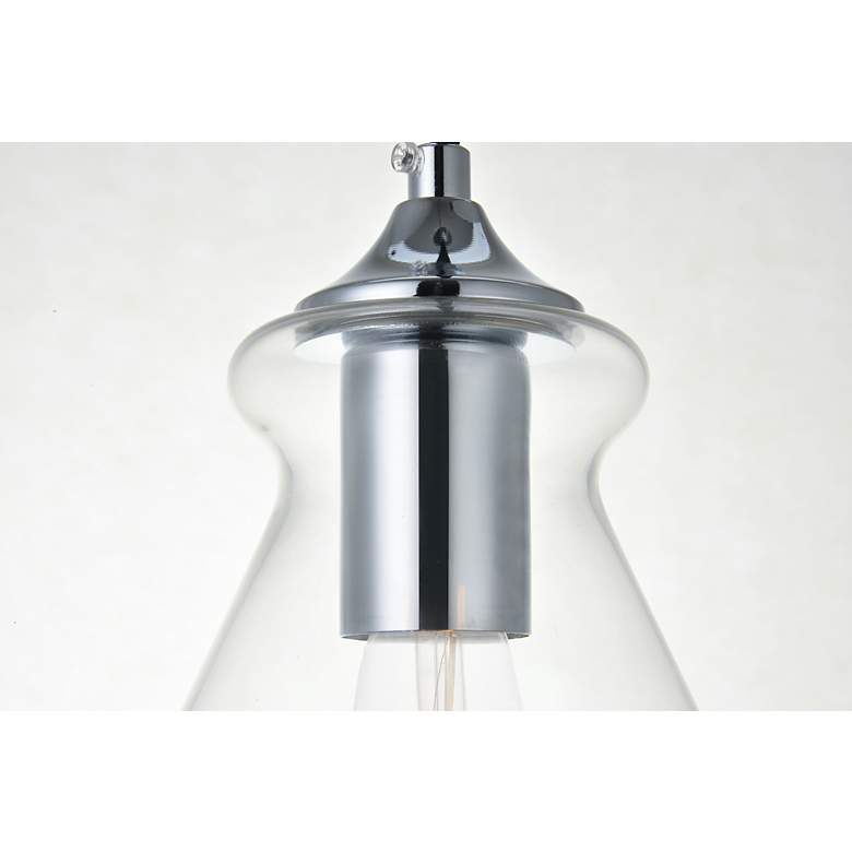 Image 6 Destry 1 Lt Chrome Pendant With Clear Glass more views