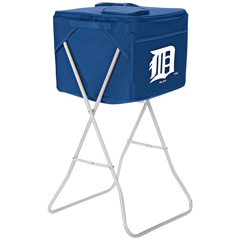 Image 1 Detroit Tigers Navy Party Cube Portable Cooler