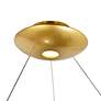 5_Deux Lunes 29" Wide Sun Gold and Black LED Chandelier more views