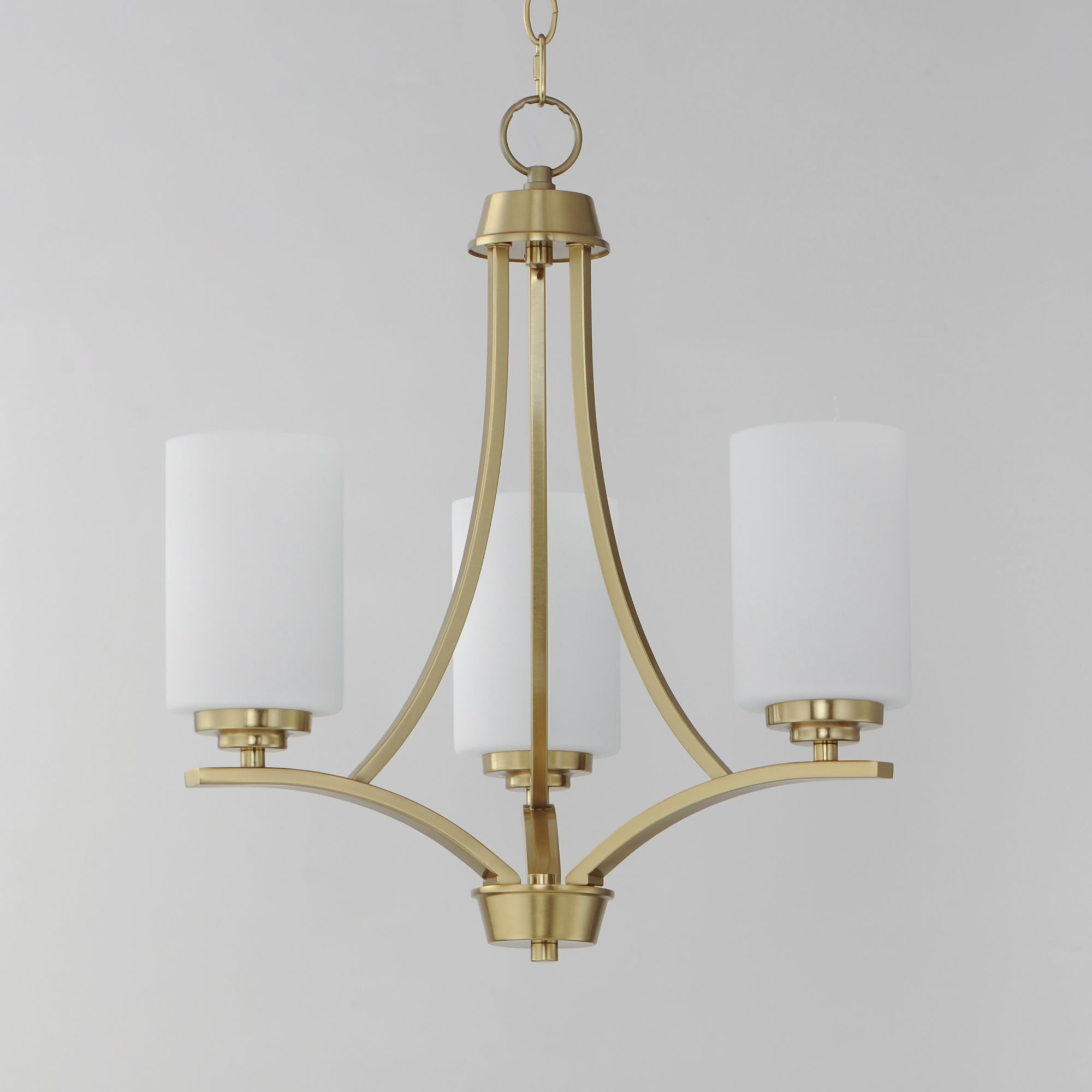 Image 5 Deven 3-Light Chandelier Satin Brass more views