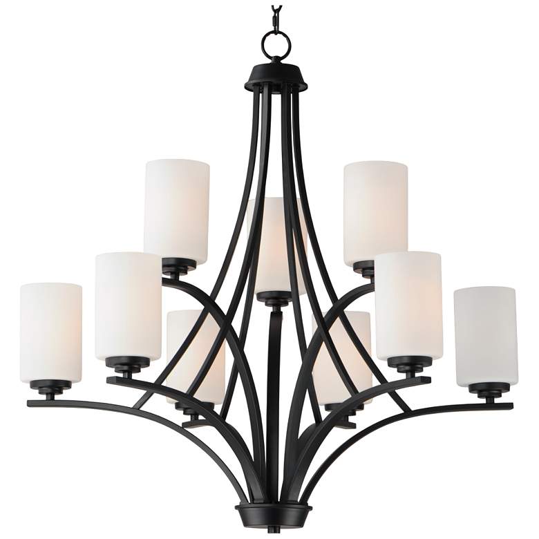 Image 2 Deven 9-Light Chandelier - Black more views