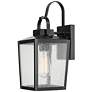 3_Devens 18" High Powder-Coated Black Outdoor Wall Light more views