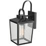 4_Devens 18" High Powder-Coated Black Outdoor Wall Light more views