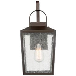 Devens 18" High Powder Coated Bronze Outdoor Wall Light