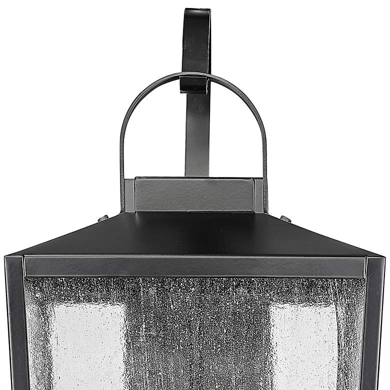 Image 3 Devens 21 3/4" High Powder-Coated Black Outdoor Wall Light more views