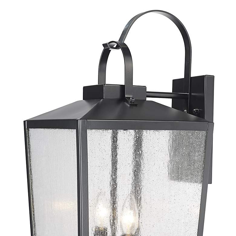 Image 4 Devens 21 3/4" High Powder-Coated Black Outdoor Wall Light more views