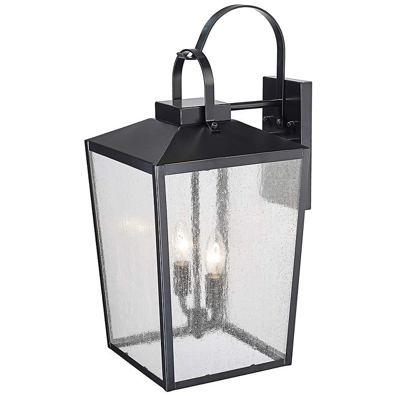 Image 6 Devens 21 3/4" High Powder-Coated Black Outdoor Wall Light more views