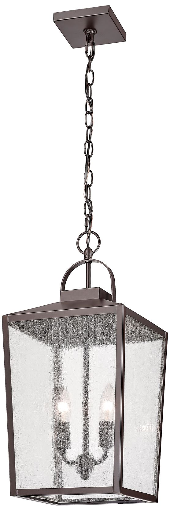 Image 3 Devens 22" High Powder-Coated Bronze Outdoor Hanging Light more views