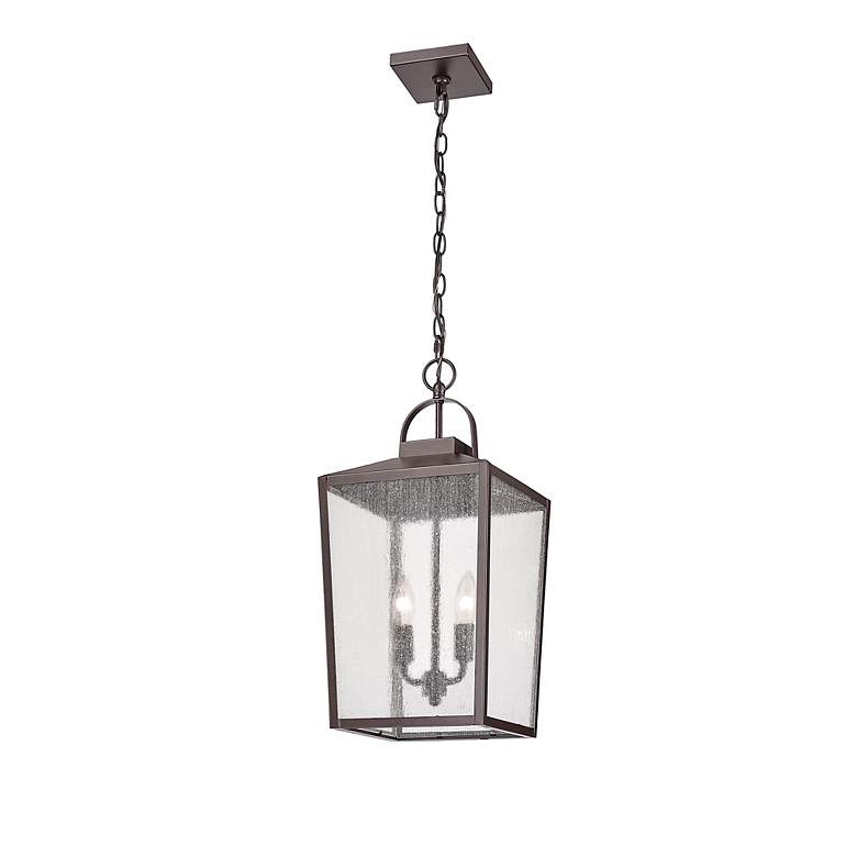Image 3 Devens 22" High Powder-Coated Bronze Outdoor Hanging Light more views