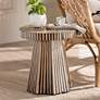 1_Devika 15 3/4" Wide Natural and Dark Brown Bamboo End Table