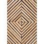 5_Devika 15 3/4" Wide Natural and Dark Brown Bamboo End Table more views