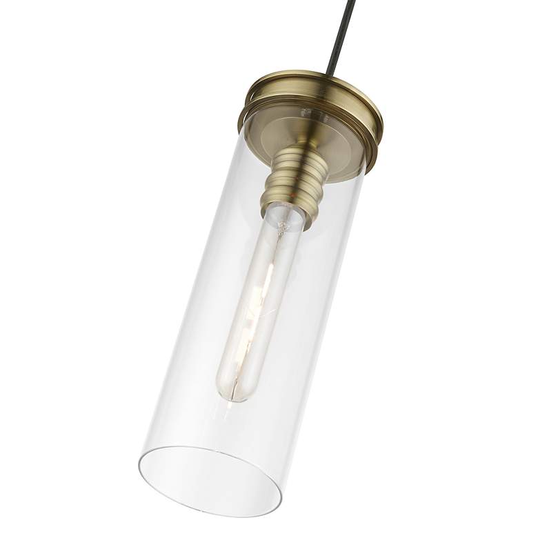 Image 6 Devoe 1 Light Antique Brass Mini Pendant more views