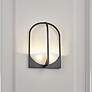1_Devon 18" High Matte Black Wall Sconce