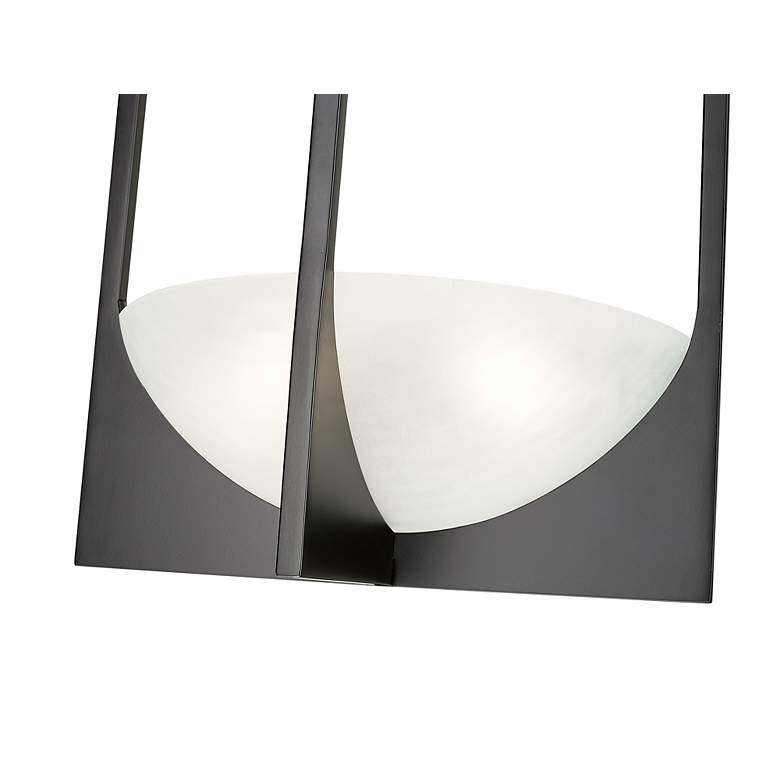Image 7 Devon 18" High Matte Black Wall Sconce more views