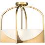 2_Devon 18" Wide Modern Gold 4-Light Ceiling Light