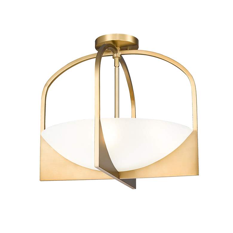 Image 5 Devon 18" Wide Modern Gold 4-Light Ceiling Light more views
