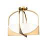 5_Devon 18" Wide Modern Gold 4-Light Ceiling Light more views