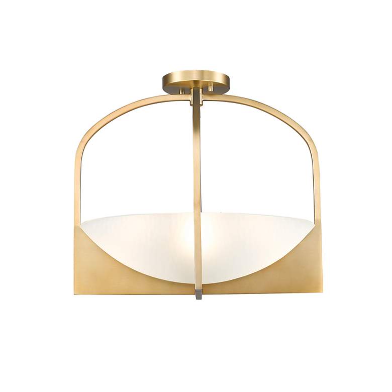 Image 6 Devon 18" Wide Modern Gold 4-Light Ceiling Light more views