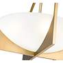 7_Devon 18" Wide Modern Gold 4-Light Ceiling Light more views