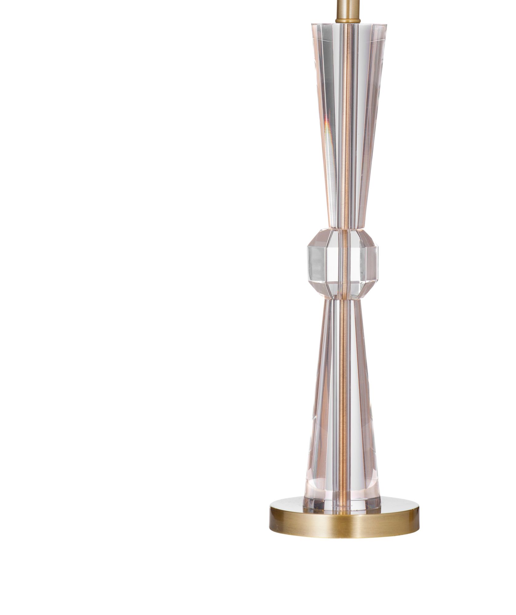 Image 5 Devon 35" High Clear And Brushed Gold Table Lamp more views