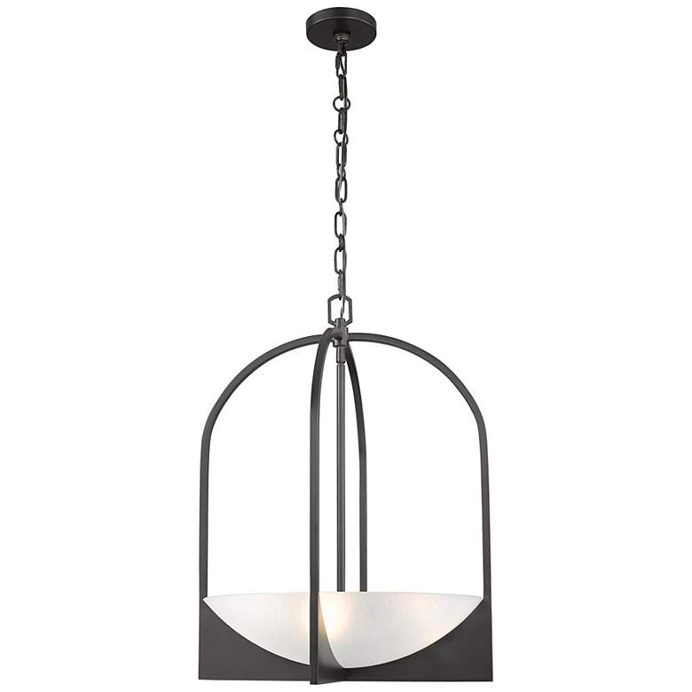 Image 2 Devon by Z-Lite Matte Black 4 Light Pendant