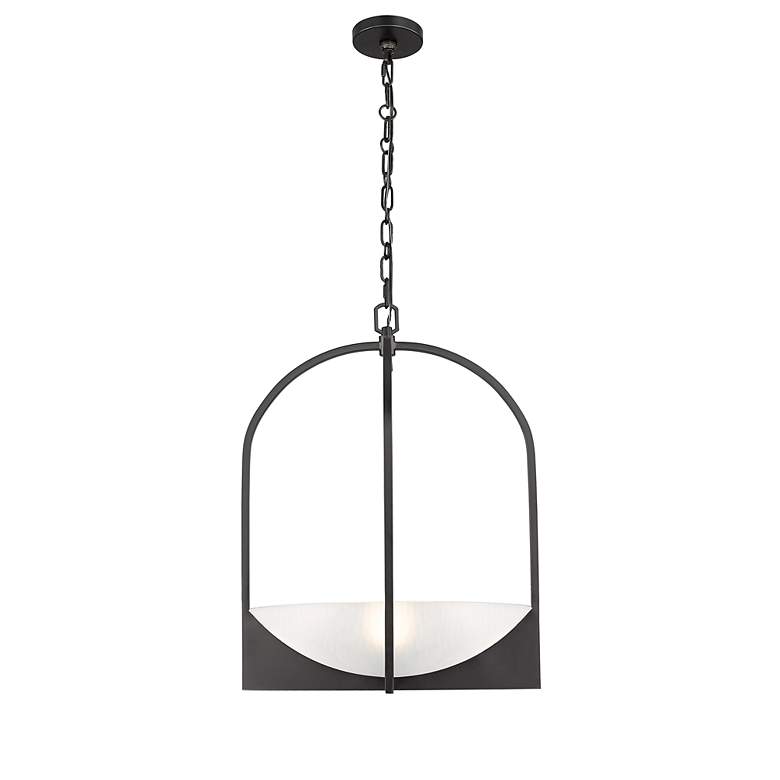 Image 6 Devon by Z-Lite Matte Black 4 Light Pendant more views