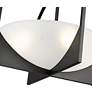 7_Devon by Z-Lite Matte Black 4 Light Semi Flush Mount more views