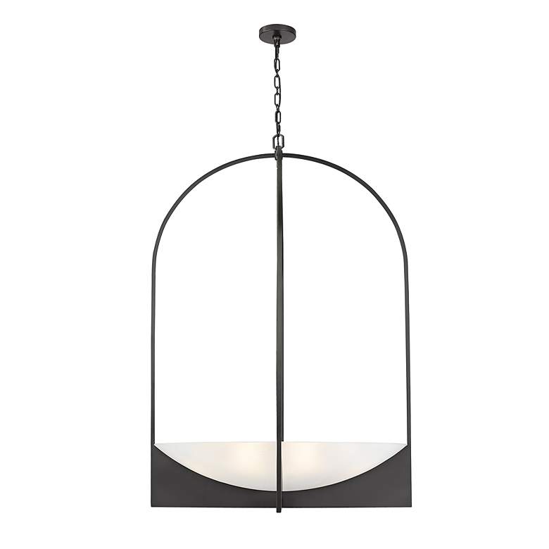 Image 6 Devon by Z-Lite Matte Black 8 Light Chandelier more views