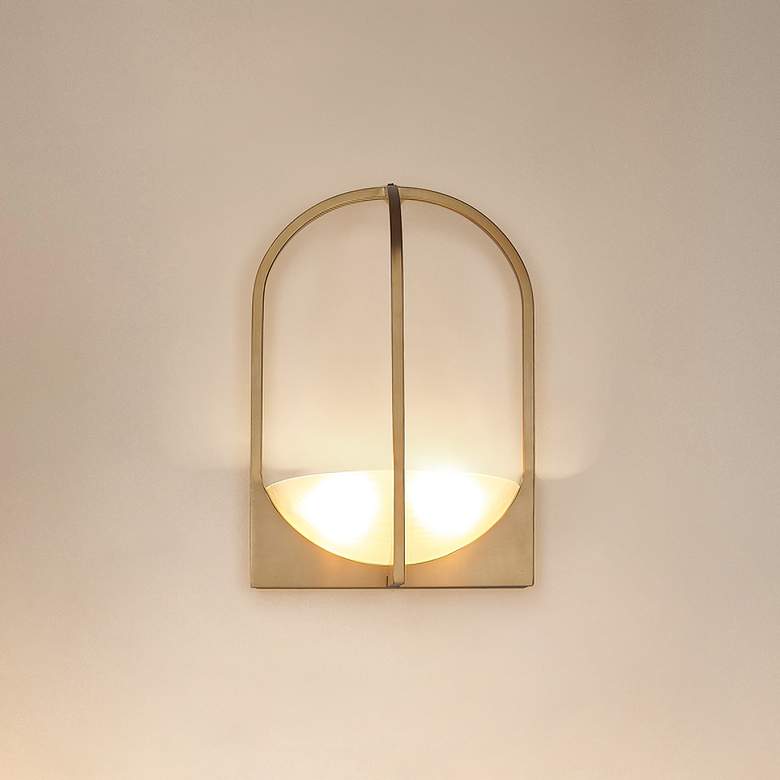 Image 1 Devon by Z-Lite Modern Gold 2 Light Wall Sconce