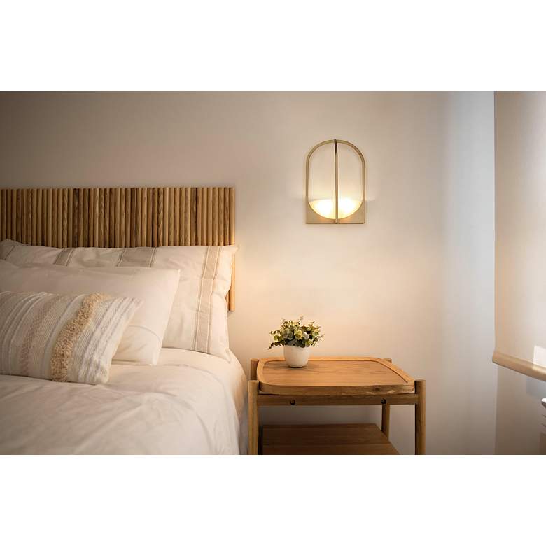 Image 4 Devon by Z-Lite Modern Gold 2 Light Wall Sconce more views