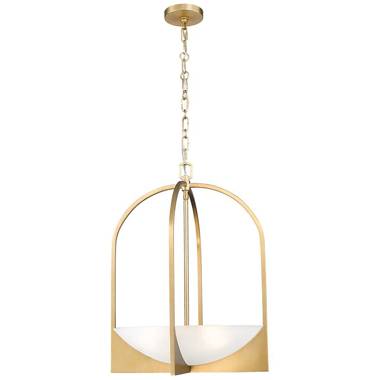 Image 2 Devon by Z-Lite Modern Gold 4 Light Pendant