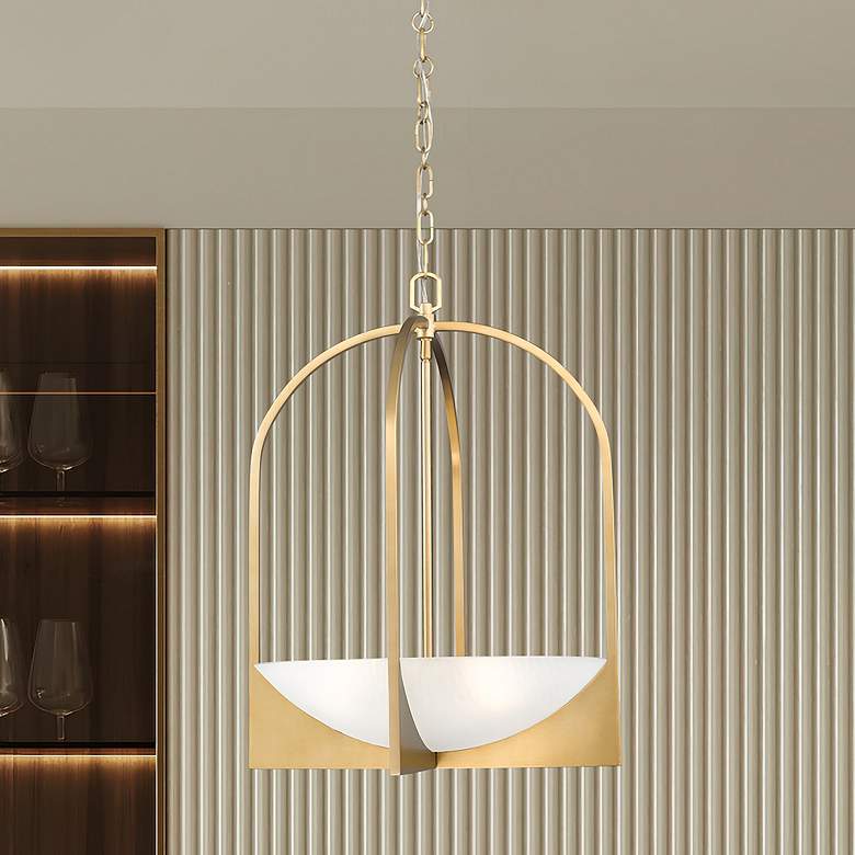 Image 1 Devon by Z-Lite Modern Gold 4 Light Pendant