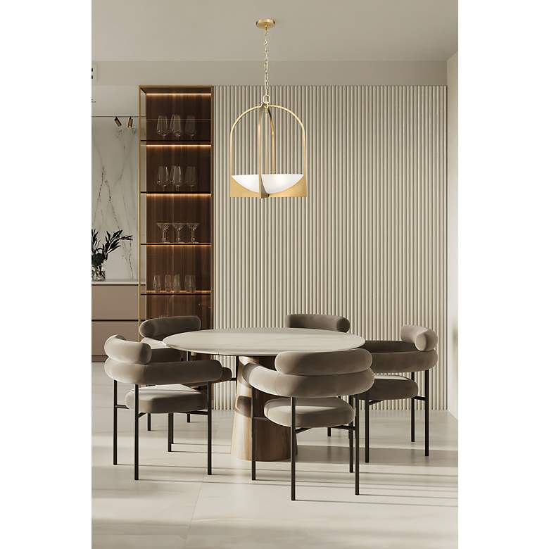 Image 4 Devon by Z-Lite Modern Gold 4 Light Pendant more views
