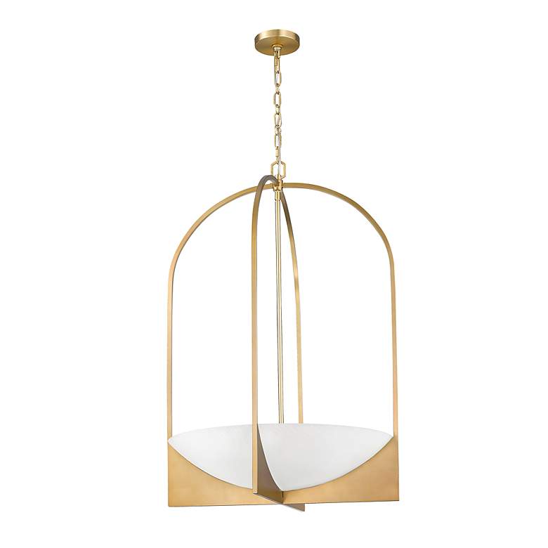 Image 3 Devon by Z-Lite Modern Gold 6 Light Chandelier more views