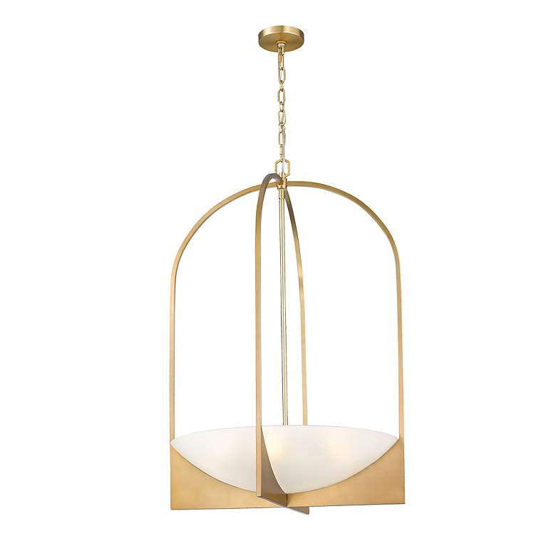 Image 6 Devon by Z-Lite Modern Gold 6 Light Chandelier more views