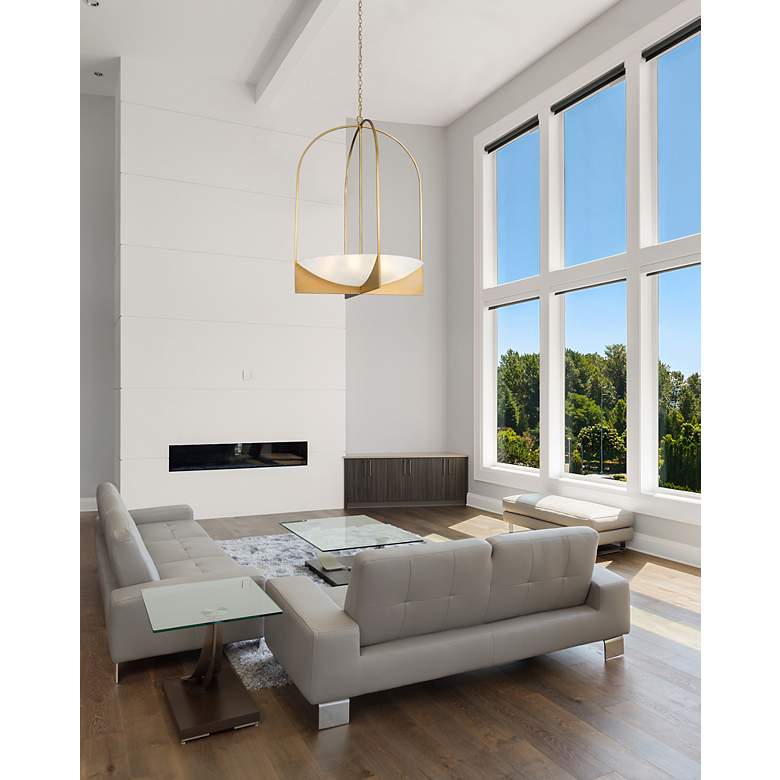 Image 6 Devon by Z-Lite Modern Gold 8 Light Chandelier more views
