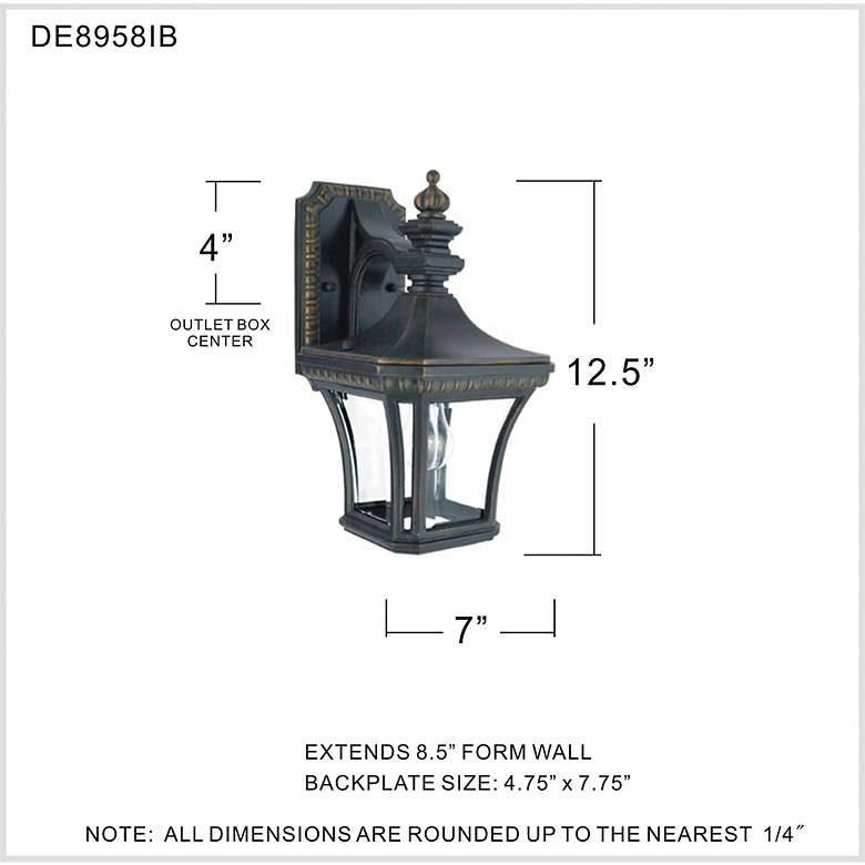 Image 3 Devon Collection 12 1/2" High Outdoor Wall Light more views
