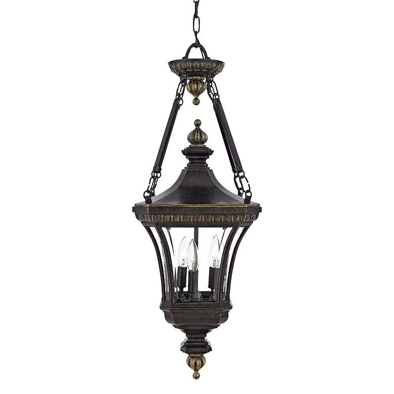 Image 2 Devon Collection 31 inch High Outdoor Hanging Light