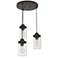 Devon Park 14 1/2" Wide Onyx Bengal Multi-Light Pendant