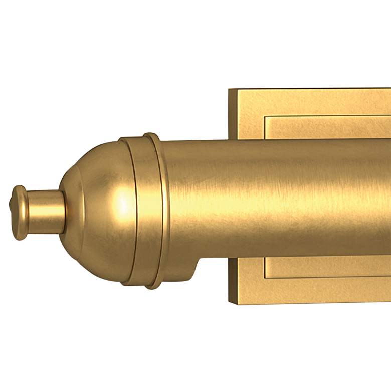Image 2 Devon Picture Light Small (Natural Brass) 4 Height more views