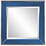2_Devon Stainless Steel and Blue 24" Square Wall Mirror