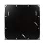 Devon Stainless Steel and Blue 24" Square Wall Mirror