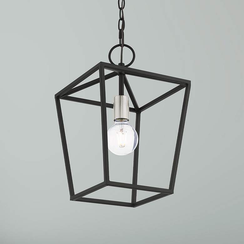 Image 1 Devone 1 Light Black Convertible Lantern
