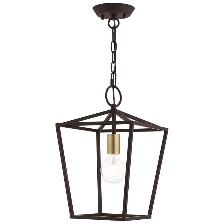 Image 1 Devone 1 Light Bronze Convertible Lantern