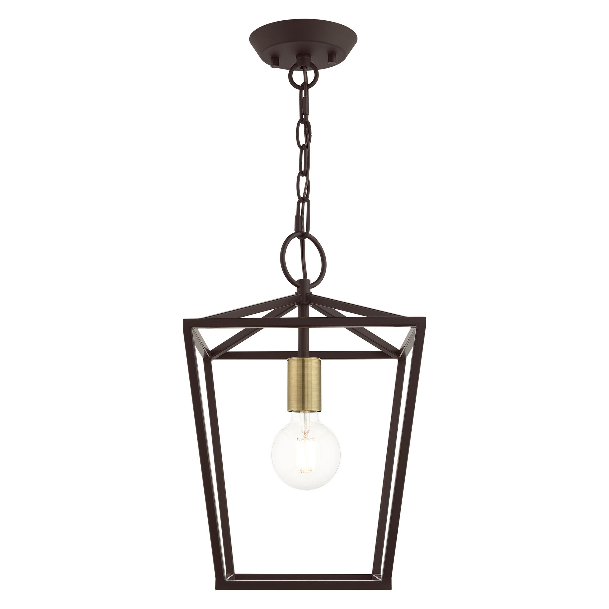 Image 6 Devone 1 Light Bronze Convertible Lantern more views